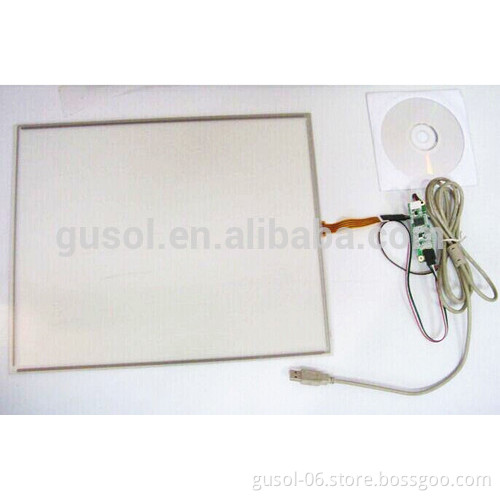 17 inch resistive touch panel 4 wire touch screen